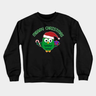 Santa Claus Owl Crewneck Sweatshirt